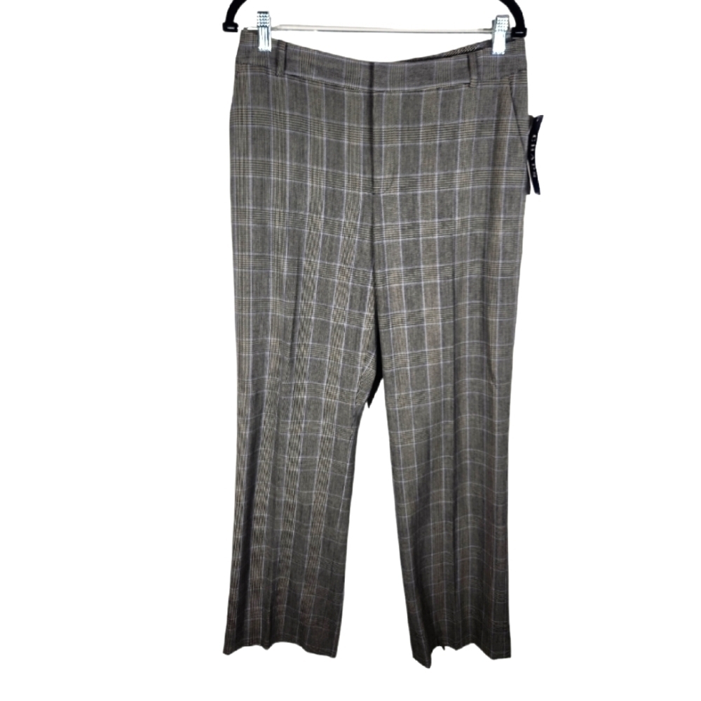 Chaps Plaid Pants Womens 10